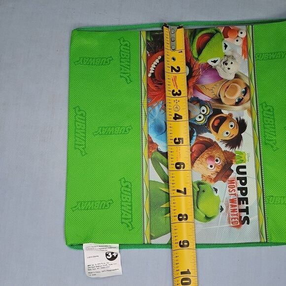 MUPPETS Most Wanted Drawstring Lunch Back Pack Tote Bag Disney 2014 Subway - Picture 3 of 3